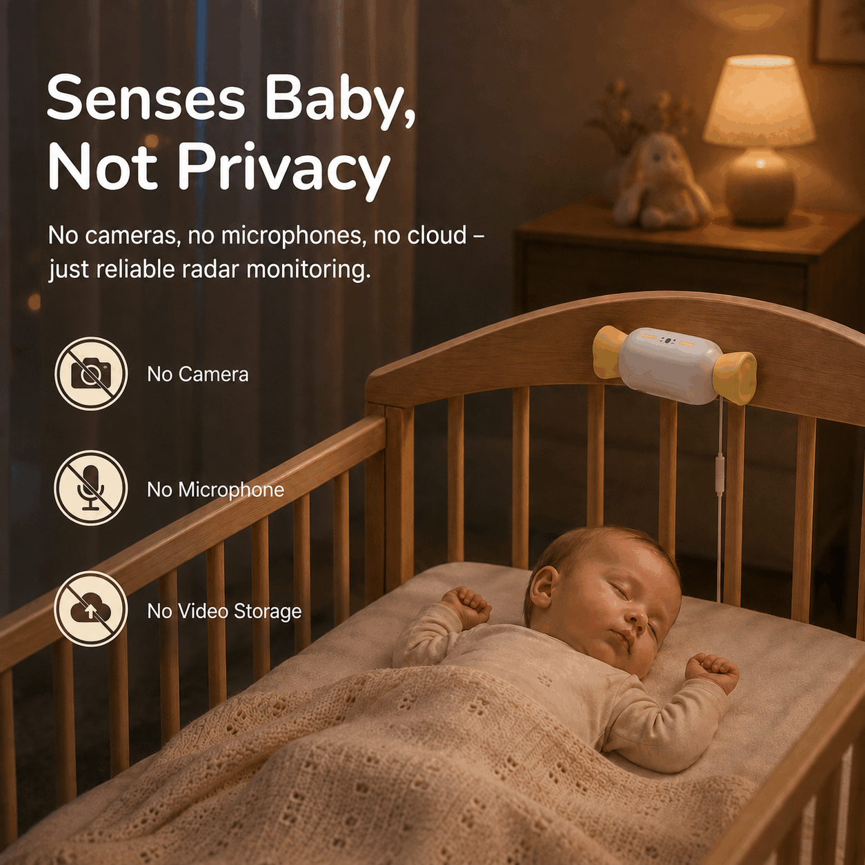 GLOCANDY Smart Baby Monitor