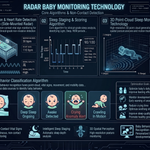 Tired of Unsafe Baby Cameras & Wearables? GLOCANDY Radar Non-wearable Smart Baby Monitor Redefines Newborn Care