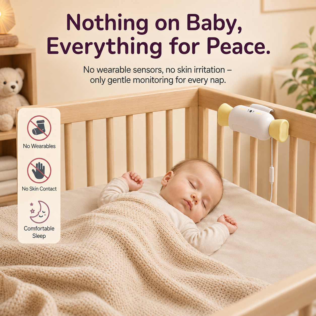 GLOCANDY Smart Baby Monitor