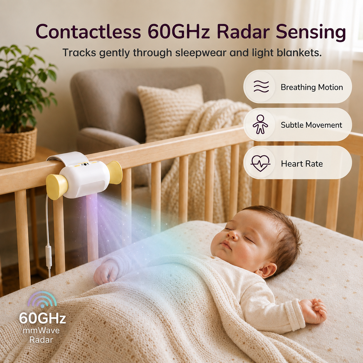 GLOCANDY Smart Baby Monitor
