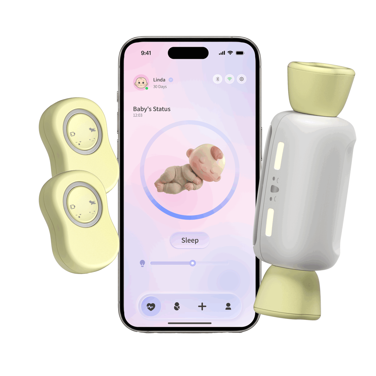 GLOCANDY Smart Baby Monitor